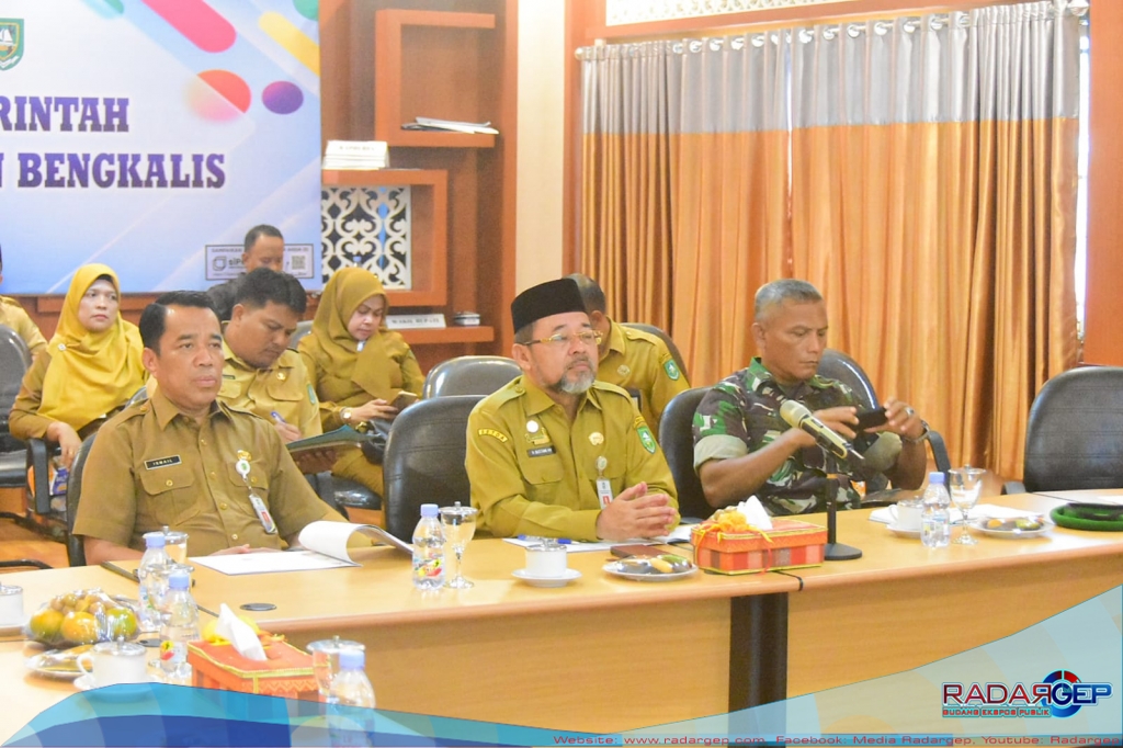 Bupati Bengkalis Ikuti Rakor Inflasi 2023